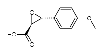(2S,3R)-3-(4-甲氧基苯基)-2-环氧乙烷羧酸 结构式
