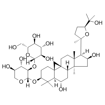黄芪皂苷III 结构式