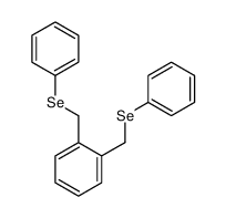 1,2-双(苯硒基甲基)苯 结构式