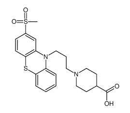 美托哌丙嗪酸 结构式