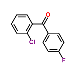 2-氯-4'-氟二苯甲酮 结构式
