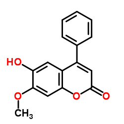 黄檀素 结构式