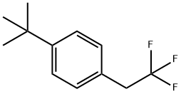 1-叔丁基-4-(2,2,2-三氟乙基)苯 结构式