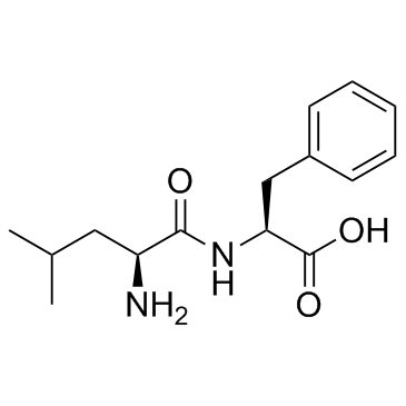 亮氨酰苯丙氨酸 结构式