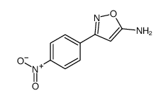3-(4-硝基苯基)-5-氨基异噁唑 结构式