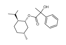 Benzeneacetic acid, α-hydroxy-α-methyl-, 5-methyl-2-(1-methylethyl)cyclohexyl ester, [1R-[1α(S*),2β,5α]]- (9CI) 结构式