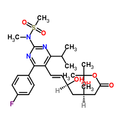 瑞舒伐他汀叔丁酯 结构式