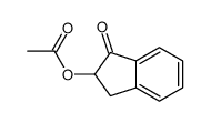 1H-Inden-1-one, 2-(acetyloxy)-2,3-dihydro- 结构式
