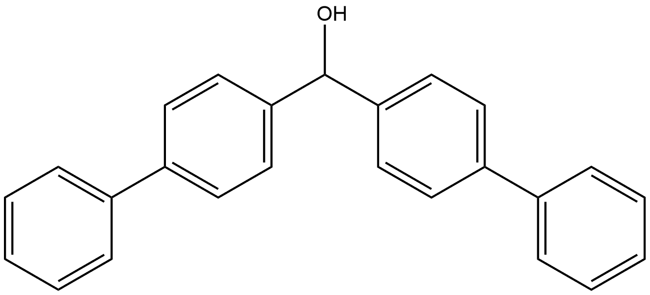 α-[1,1'-联苯]-4-基[1,1'-联苯]-4-甲醇 结构式