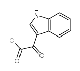 吲哚-3-乙醛酰氯 结构式