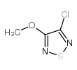 3-氯-4-甲氧基-1,2,5-噻二唑 结构式