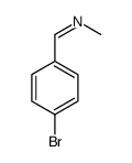 N-(4-溴苯亚甲基)甲胺 结构式