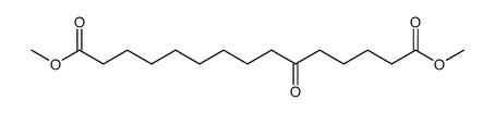 Pentadecanedioic acid, 6-oxo-, 1,15-dimethyl ester 结构式