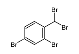 2,4-二溴-1-(二溴甲基)苯 结构式