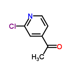 2-氯-4-乙酰吡啶 结构式