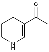 1-(1,4,5,6-四氢吡啶-3-基)乙烷-1-酮 结构式