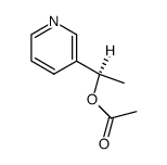 3-Pyridinemethanol, α-methyl-, 3-acetate, (αR)- 结构式