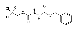 benzyl 2,2,2-trichloroethyl hydrazine-1,2-dicarboxylate 结构式