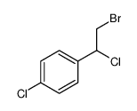 1-(2-溴-1-氯乙基)-4-氯苯 结构式