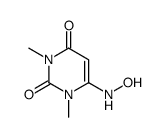 6-(hydroxyamino)-1,3-dimethylpyrimidine-2,4-dione 结构式