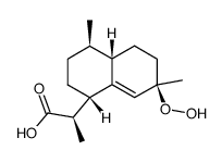 4α-hydroperoxy-amorph-5-en-12-oic acid 结构式