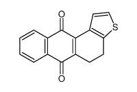 4,5,6,11-四氢-6,11-二氧代蒽并(2,1-b)噻吩 结构式