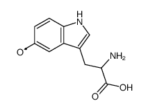 5-羟基色氨酸自由基 结构式