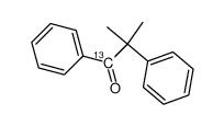 [(13)CO]-α,α'-dimethyldeoxybenzoin 结构式