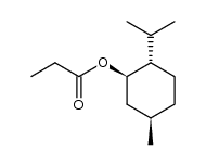 (-)-menthyl propionate 结构式