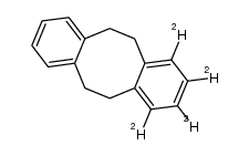 5,6,11,12-四氢二苯并[a,e][8]轮烯-1,2,3,4-d4 结构式