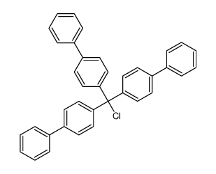 1,1'-Biphenyl, 4-[bis([1,1'-biphenyl]-4-yl)chloromethyl]- 结构式
