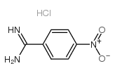 4-硝基苄脒盐酸盐 结构式