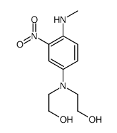 N-[4-(甲基氨基)-3-硝基苯基]二乙醇胺 结构式
