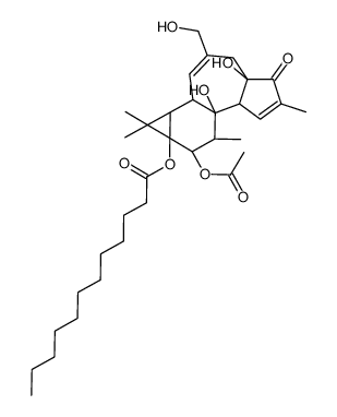 phorbol acetate, laurate 结构式
