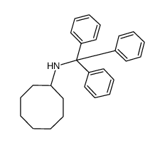 N-(三苯甲基)环辛胺 结构式