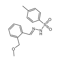 Benzenesulfonic acid, 4-methyl-, 2-[[2-(methoxymethyl)phenyl]methylene]hydrazide 结构式