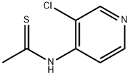 Ethanethioamide, N-(3-chloro-4-pyridinyl)- 结构式