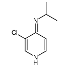 3-氯-N-异丙基吡啶-4-胺 结构式