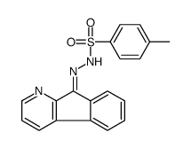 Benzenesulfonic acid, 4-methyl-, 2-(9H-indeno[2,1-b]pyridin-9-ylidene)hydrazide 结构式