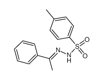 Benzenesulfonic acid, 4-methyl-, (2E)-2-(1-phenylethylidene)hydrazide 结构式