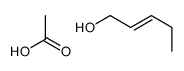 2-Penten-1-ol, 1-acetate 结构式