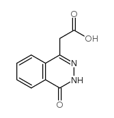 2-(4-氧-3,4-二氢邻苯二甲秦)乙酸 结构式