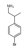 2-(4-溴苯基)-1-丙胺 结构式
