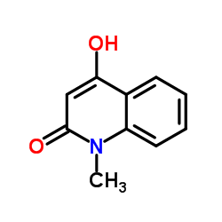 4-羟基-N-甲基-2-喹啉酮 结构式