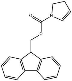 2,3-二氢-1H-吡咯-1-羧酸-9H-芴-9-基甲酯 结构式