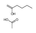 1-己烯-2-醇-2-乙酸酯 结构式
