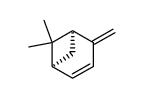 Bicyclo[3.1.1]hept-2-ene, 6,6-dimethyl-4-methylene-, (1S,5S)- 结构式