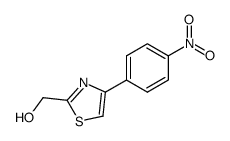 4-(4-硝基苯基)-2-噻唑甲醇 结构式