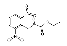 2,6-二硝基-α-氧代苯丙酸乙酯 结构式