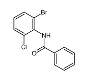 N-(2-溴-6-氯苯基)苯甲酰胺 结构式